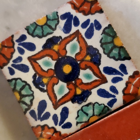 Lot (4) Mexico Skeleton💀Day of Dead Dancing Band Talavera 2" Tiles - Picture 5 of 7